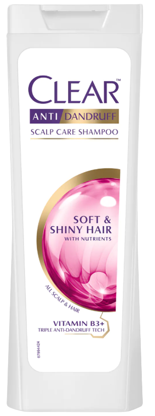 

Шампунь Clear Мягкие и блестящие волосы 400 мл