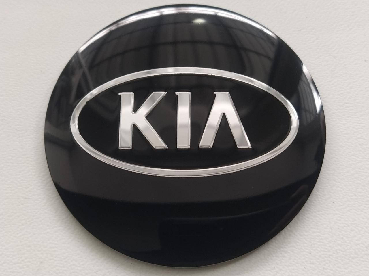 

Наклейка на колпачок/заглушку KIA 56 мм. Черные, Черный
