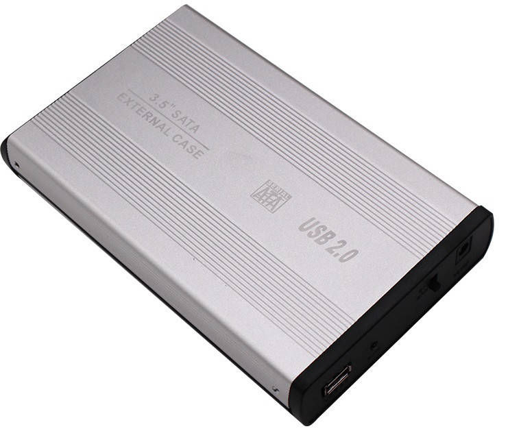 

Внешний карман для HDD 3.5 дюймов, USB 2.0 - SATA, TRY TB-S354, до 1,5 TB, алюминий