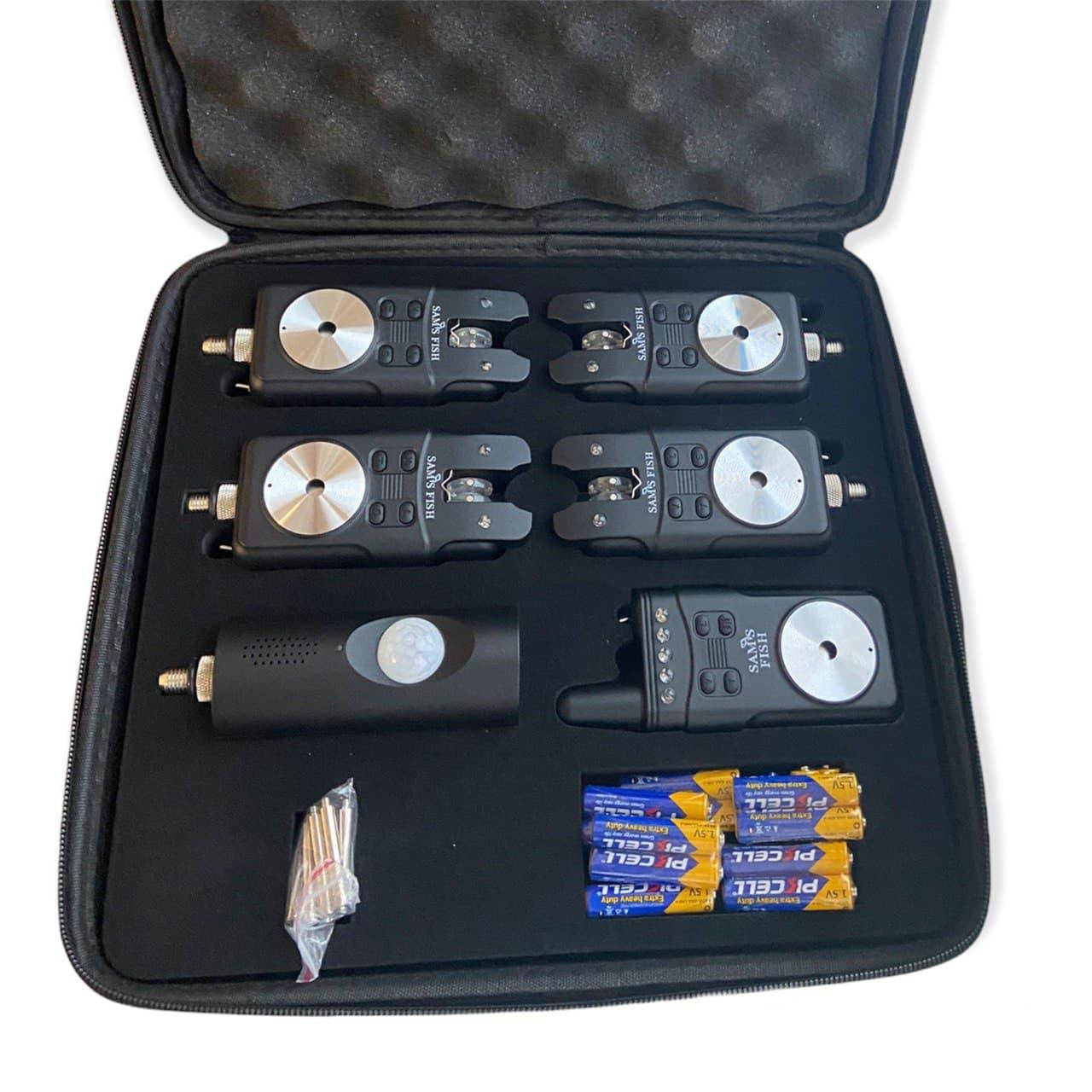 

Набор сигнализаторов Sams Fish 4+1+1 с датчиком охраны и пейджером F23799-S5