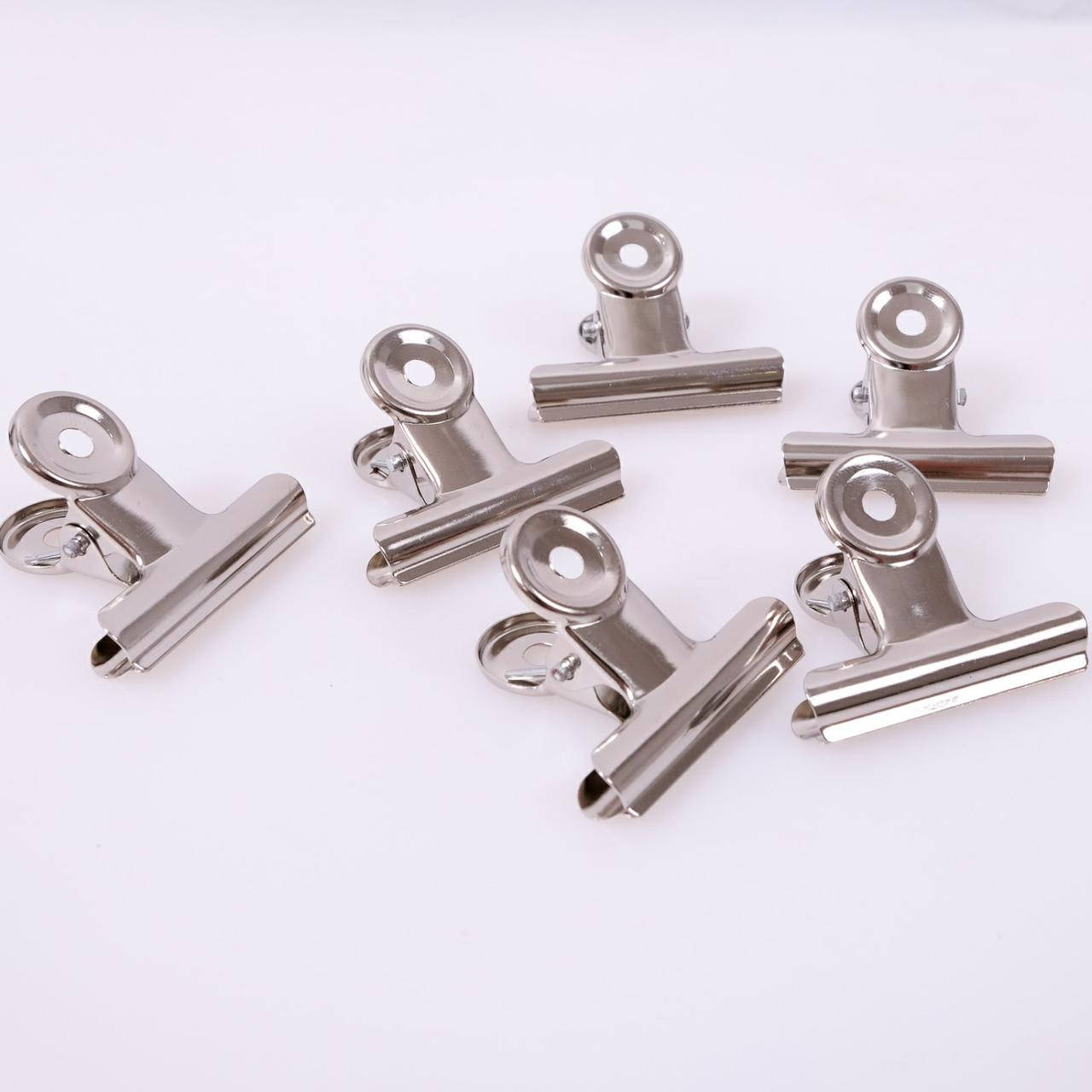 

Зажимы для наращивания ногтей металлический средний 5 штук