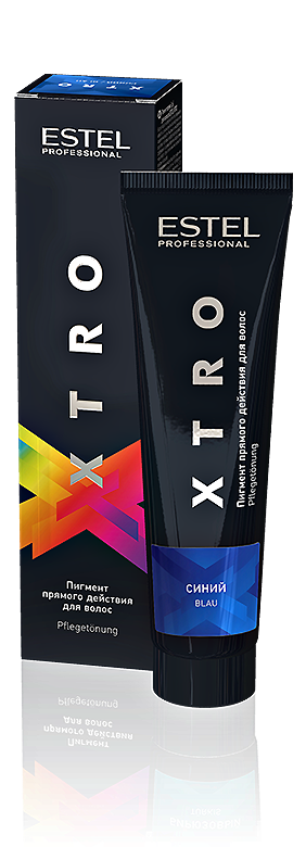 

Пигмент прямого действия для волос (синий) XTRO Estel, 100 мл.