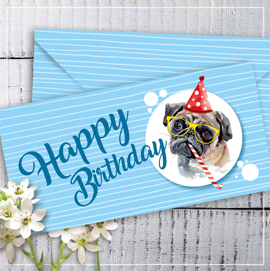 

Конверт для денег "Happy Birthday"