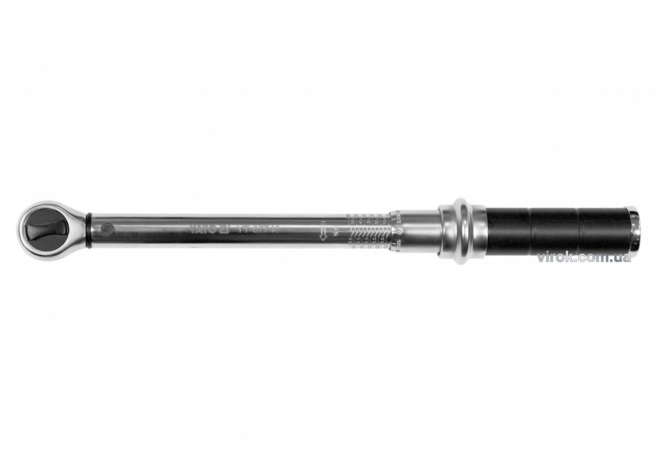 

Ключ динамометрический YATO 1/2" 10-60 Нм 260-385 мм YT-07740