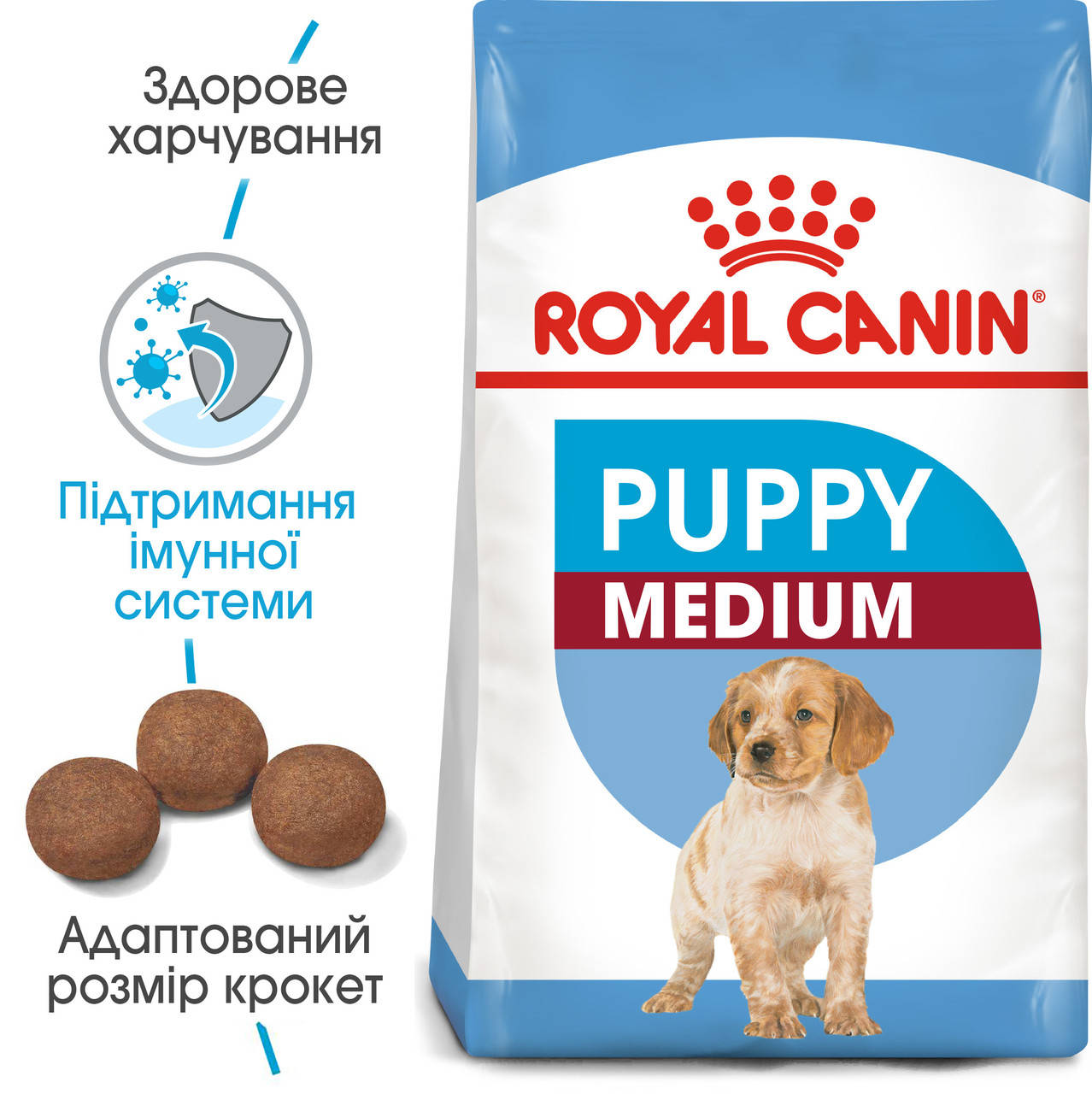 

Сухой корм Royal Canin Medium Puppy для щенков средних пород, 15КГ