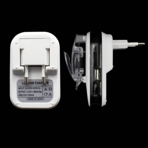 

Универсальная зарядное устройство LCD Жабка USB, зарядка адаптер, в хитах