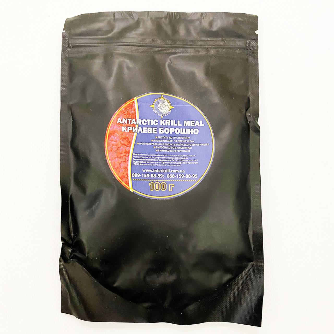 

Крилевая мука Antarctic Krill Meal 100g