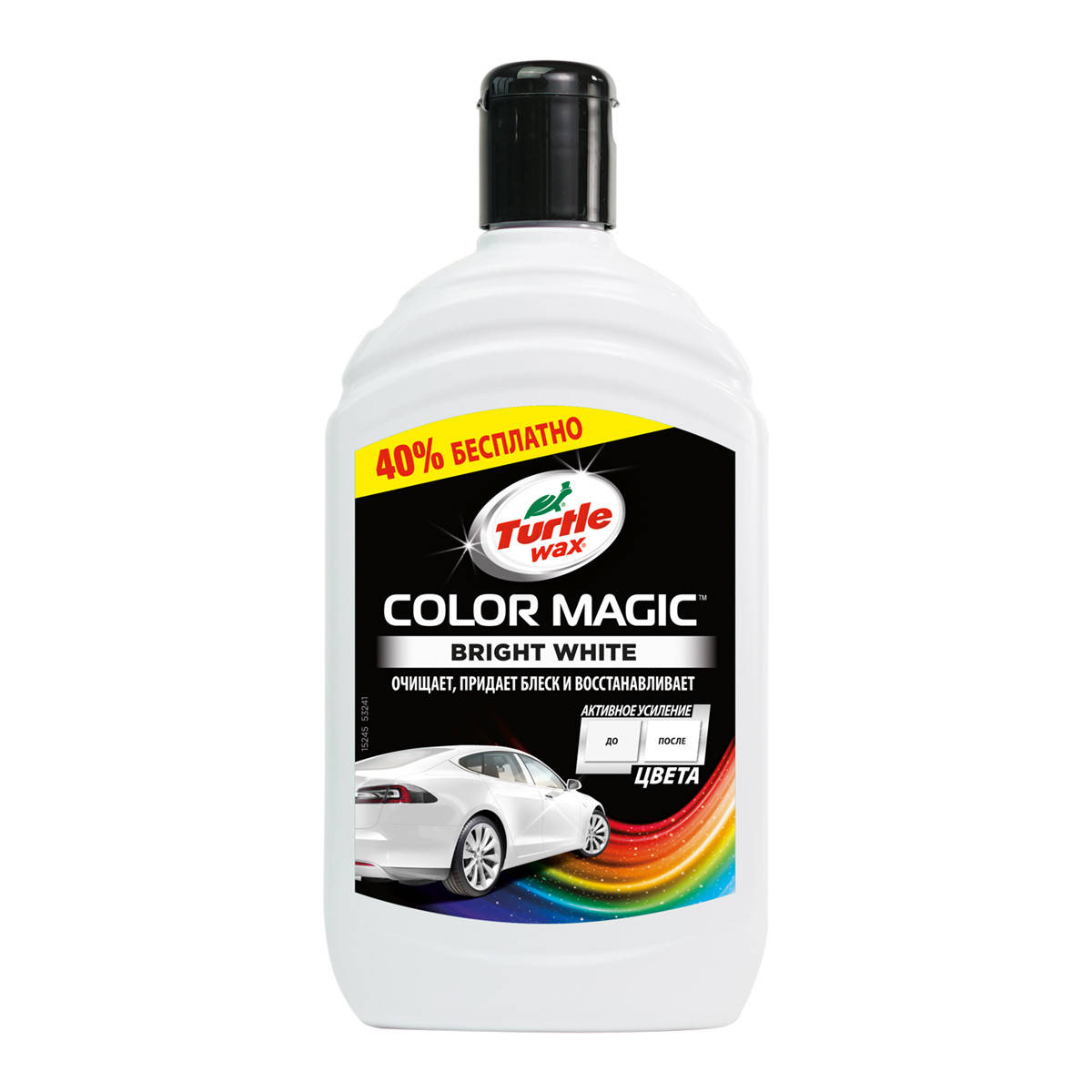 

Цветообогащенный полироль Turtle Wax Color Magic Extra Fill 500 мл Белый