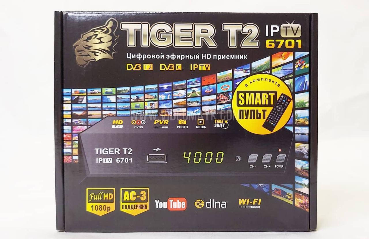 

Цифровой ресивер Tiger T2 IPTV SMART Пульт
