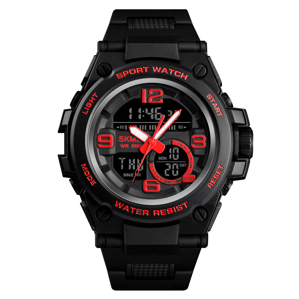 

Skmei 1452 shark красные мужские спортивные часы