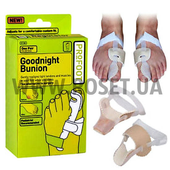 

Бандаж для большого пальца ноги - Goodnight Bunion (2 шт)
