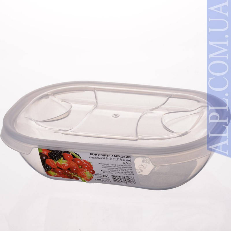 

Контейнер для хранения продуктов 1,15л, овальный