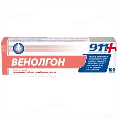 

Венолгон гель д/ног по 100 мл в тубах