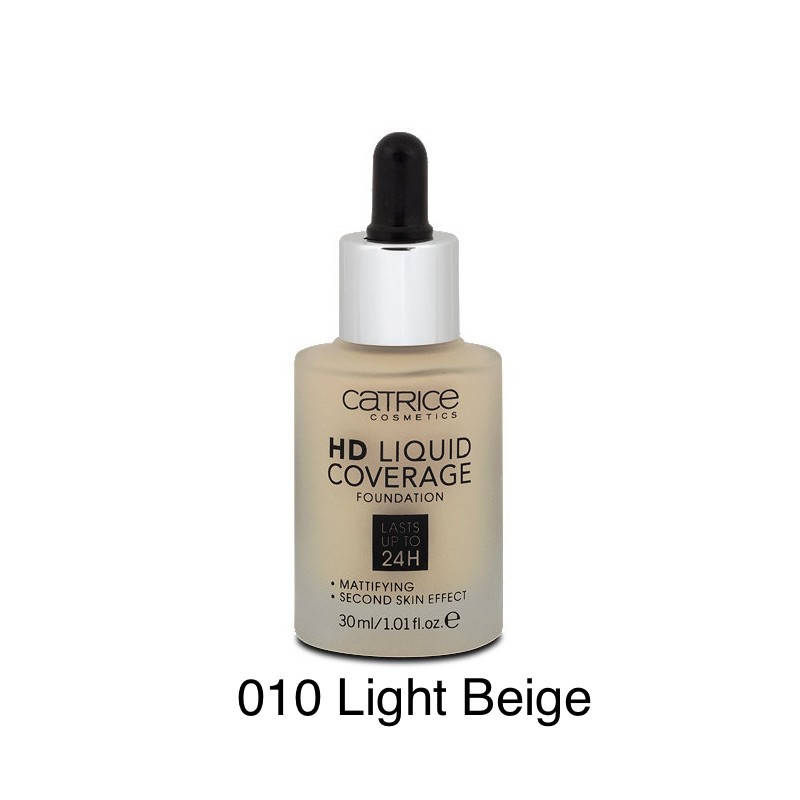 

Тональный крем CATRICE HD Liquid Coverage Foundation 010 Light Beige