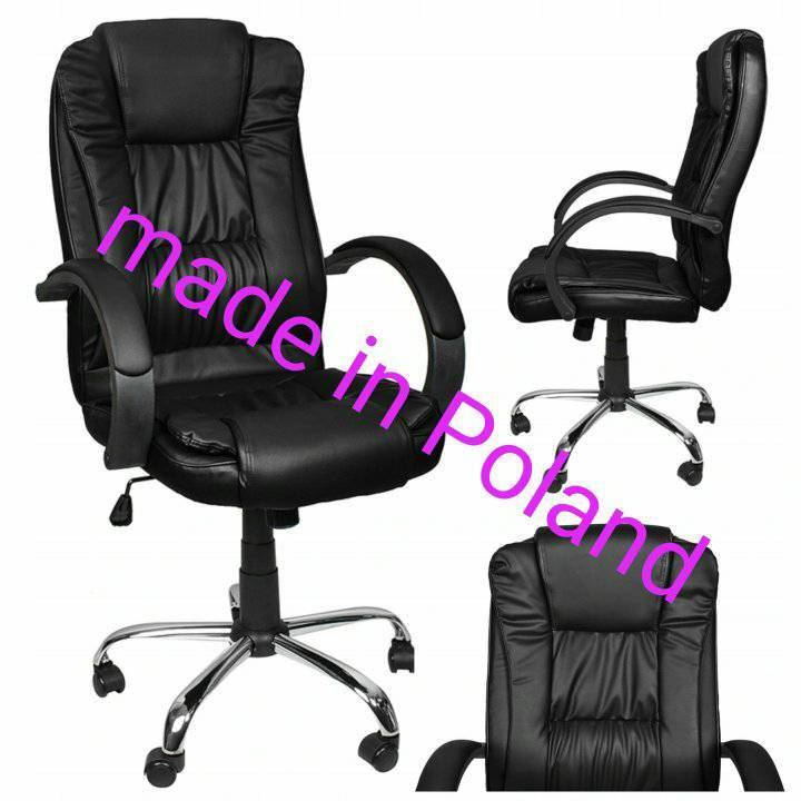 

КОМПЬЮТЕРНОЕ КРЕСЛО ОФИСНОЕ С ЭКО КОЖИ MALATEC ЧЕРНОЕ 8983, Черный