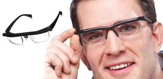 

Очки с регулировкой линз Dial Vision! Полезный, Черный