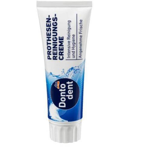 

Крем - паста для чистки зубных протезов Dontodent Prothesen Reinungungscreme, 75ml.