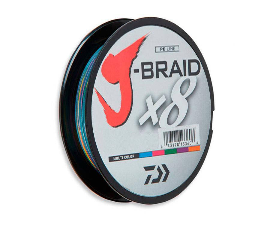 

Шнур Daiwa J-Braid x8 Multicolor 300м 0.24мм