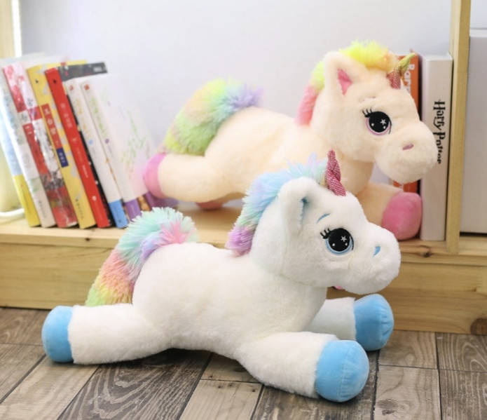 

Пони единорог детская мягкая игрушка My Little Pony 40*30 см, персиковый, белый