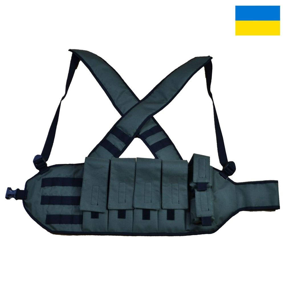 

Жилет разгрузочный / Тактическая разгрузка РПС 4М/ Жилет из плотной ткани. Цвет: хаки Олива