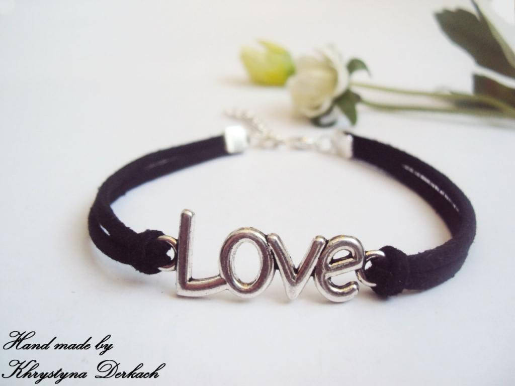 

Браслет LOVE любовь для двоих пара разные цвета