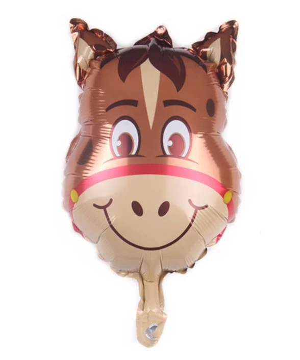 

Фольгированный шарик мини-фигура КНР (42х28 см) Ослик, Разные цвета