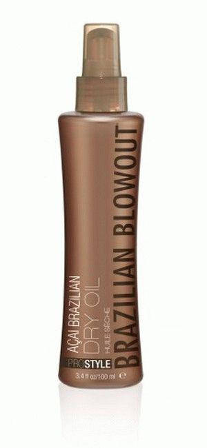 

Масло Brazilian Blowout Acai Brazilian Dry Oil для сухих кончиков волос с экстрактом ягод асаи , 100 мл