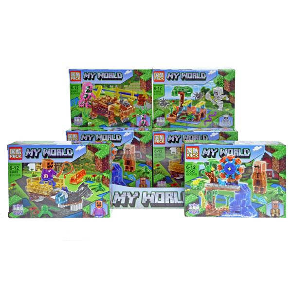 

Конструктор "MINECRAFT" в блоке 8шт 63092