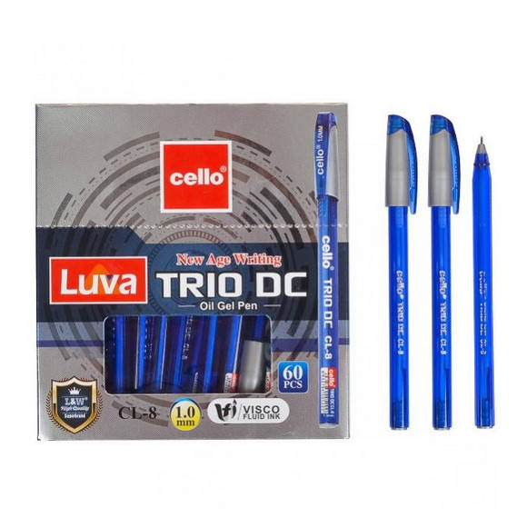 

Ручка шариковая масляная "Cello" серии "Trio DC", синяя