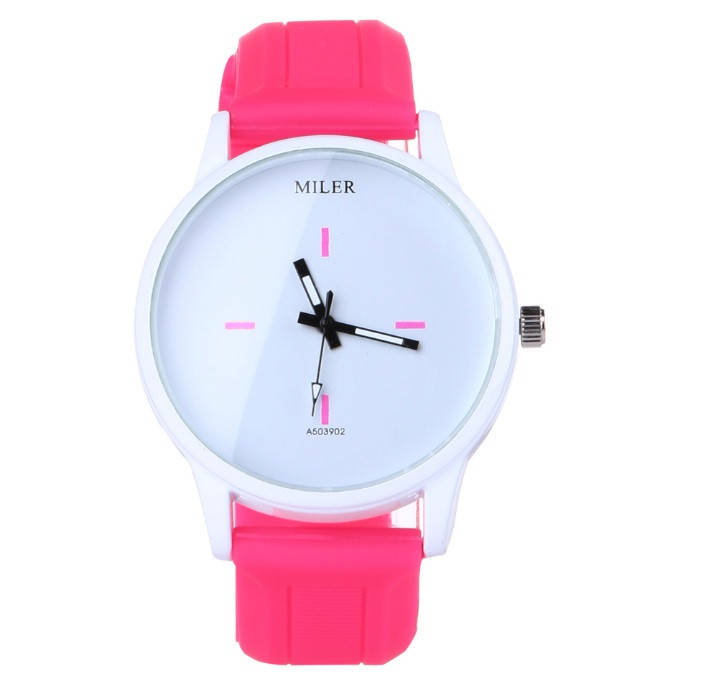 

Мужские и женские наручные часы Miler Розовый
