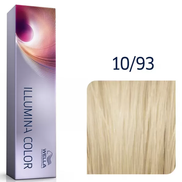 

Краска для волос Wella ILLUMINA Color 10/93 яркий блонд золотистый сандрэ 60мл