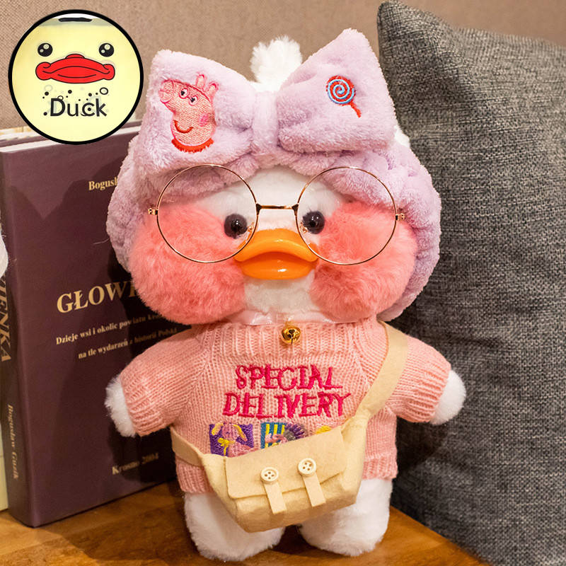 

Утка лалафан - Lalafanfan Уточка Мягкая игрушка Cafe mimi duck