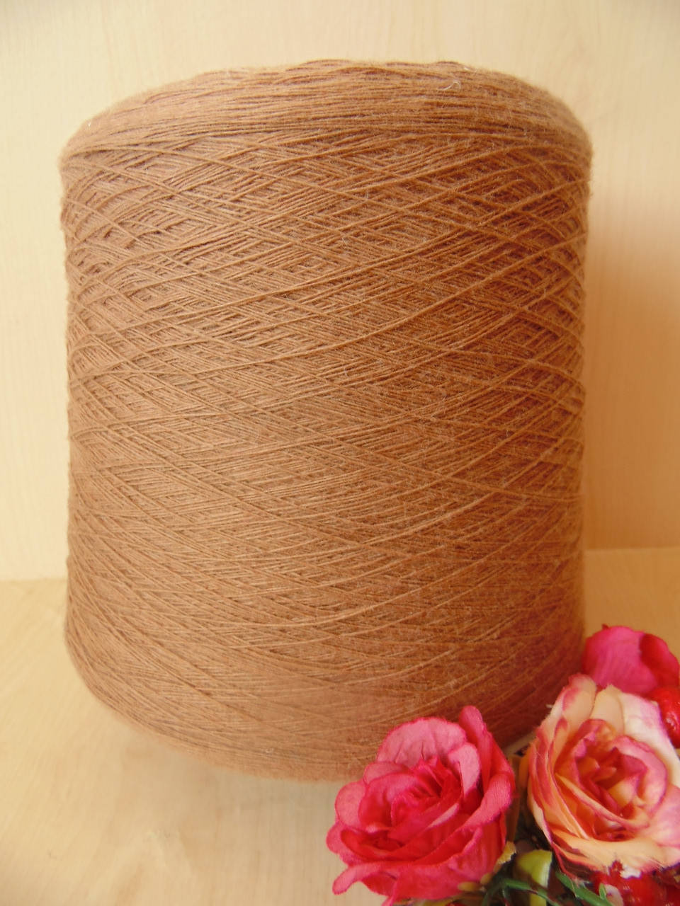 

Итальянская пряжа с добавлением Кашемира от New Mill art Real 10% WS 40% WO 30%VI 20% PA 1400 м/100гр Верблюд, Бежевый