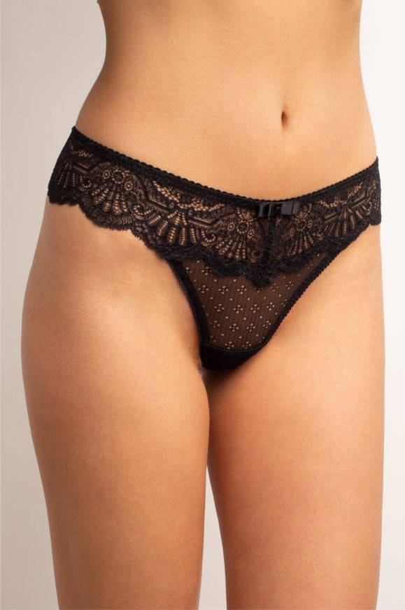 

Трусики стринги женские kleo 088 l nika L, ЧЕРНЫЙ