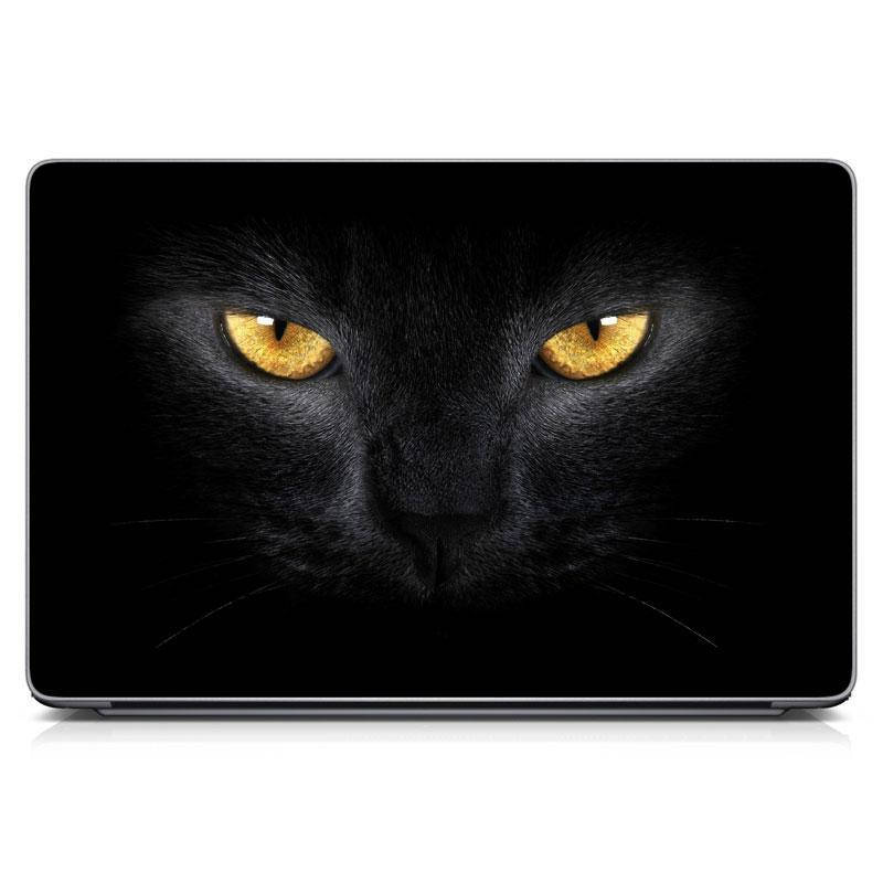 

Универсальная виниловая наклейка на ноутбук 15.6"-13.3" Black Cat Матовая 380х250 мм, Черный