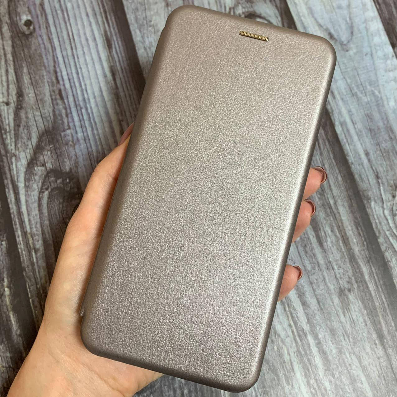 

Чехол книга для Xiaomi Redmi Note 8t с эко кожи с подставкой книжка на телефон сяоми редми нот 8т серая STN, Серый