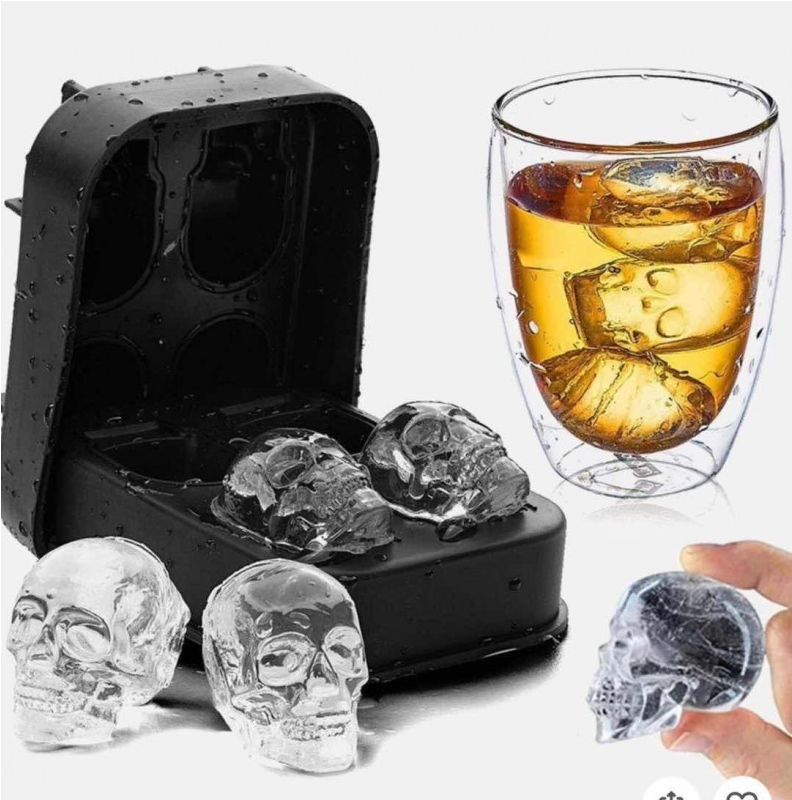 

Силиконовая форма для льда череп CUMENSS