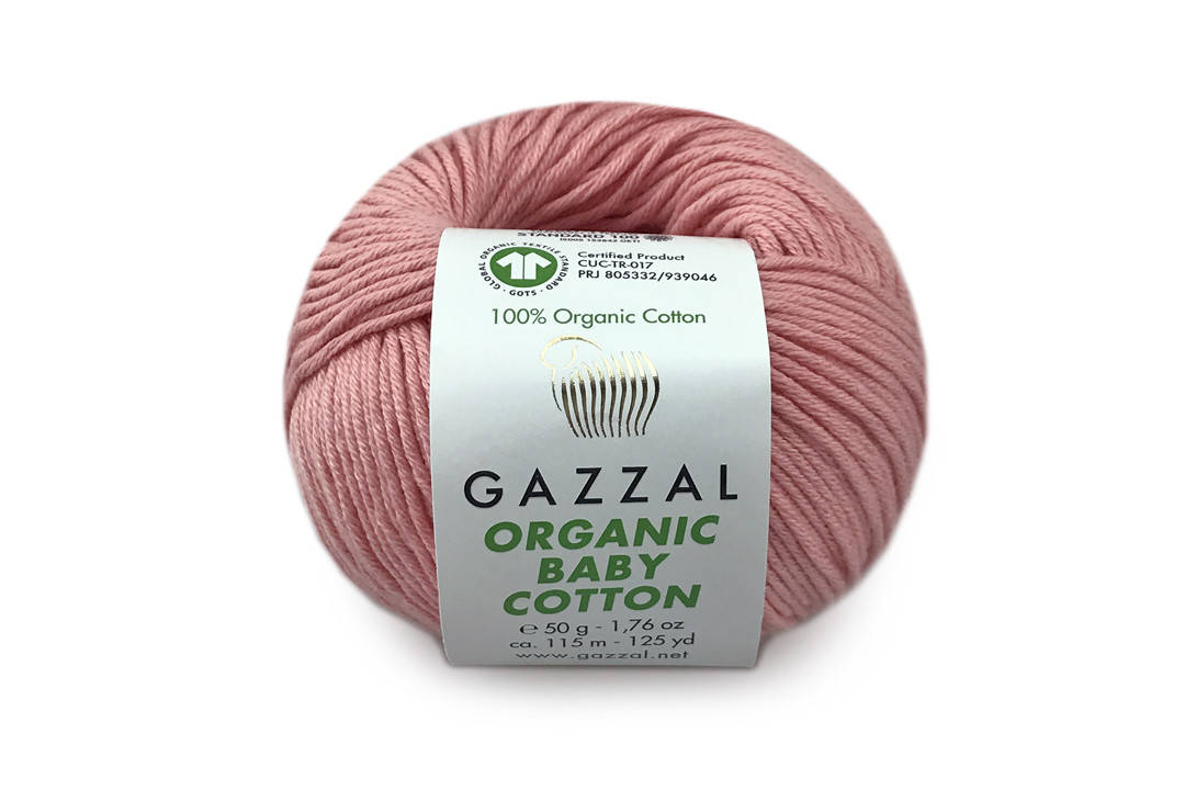 

Gazzal Organic Baby Cotton, Розовый №425