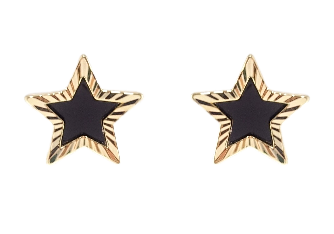 

Серьги Xuping QQMM Позолота 14K игла серебро 925 гвоздики (пусеты) "Звезды"