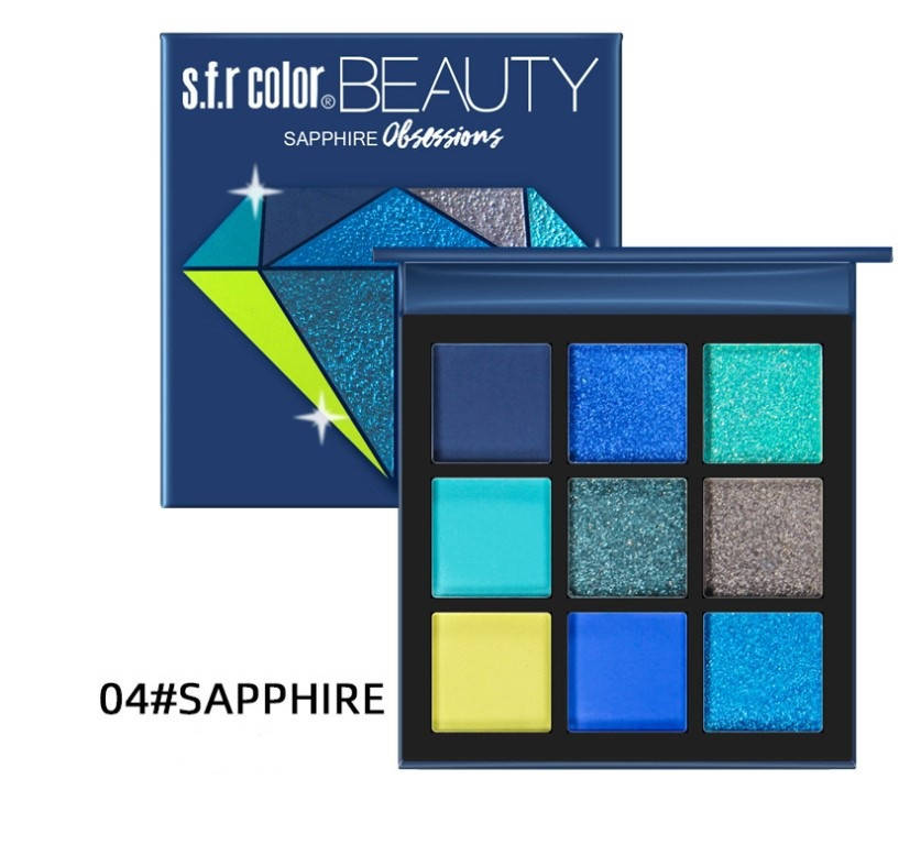 

Палетка теней для век BEAUTY Sapphire Obsessionns 04