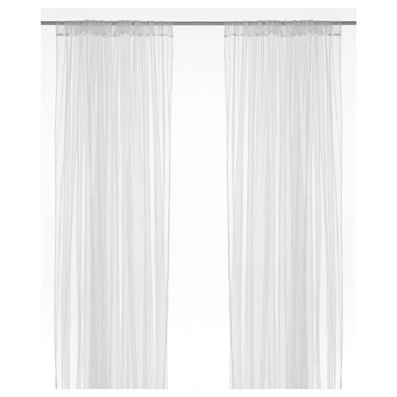 

Гардины IKEA LILL 1 пара, белый, 280x300 см 100.702.62