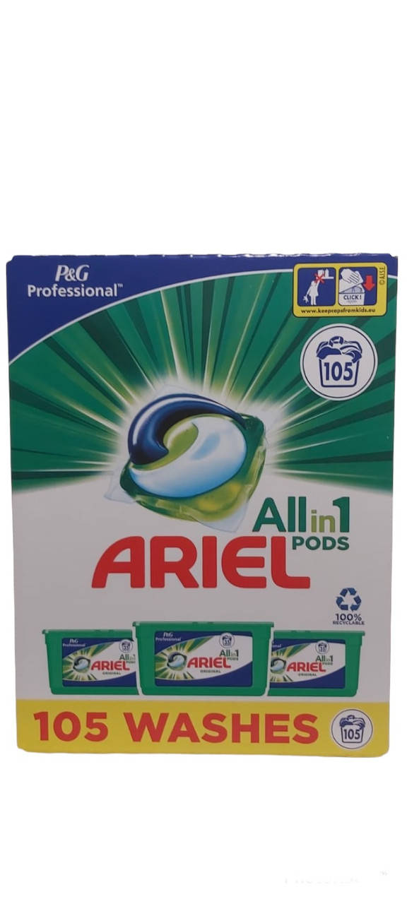 

Капсулы универсальные ARIEL PODS 3 в 1, 105 шт.