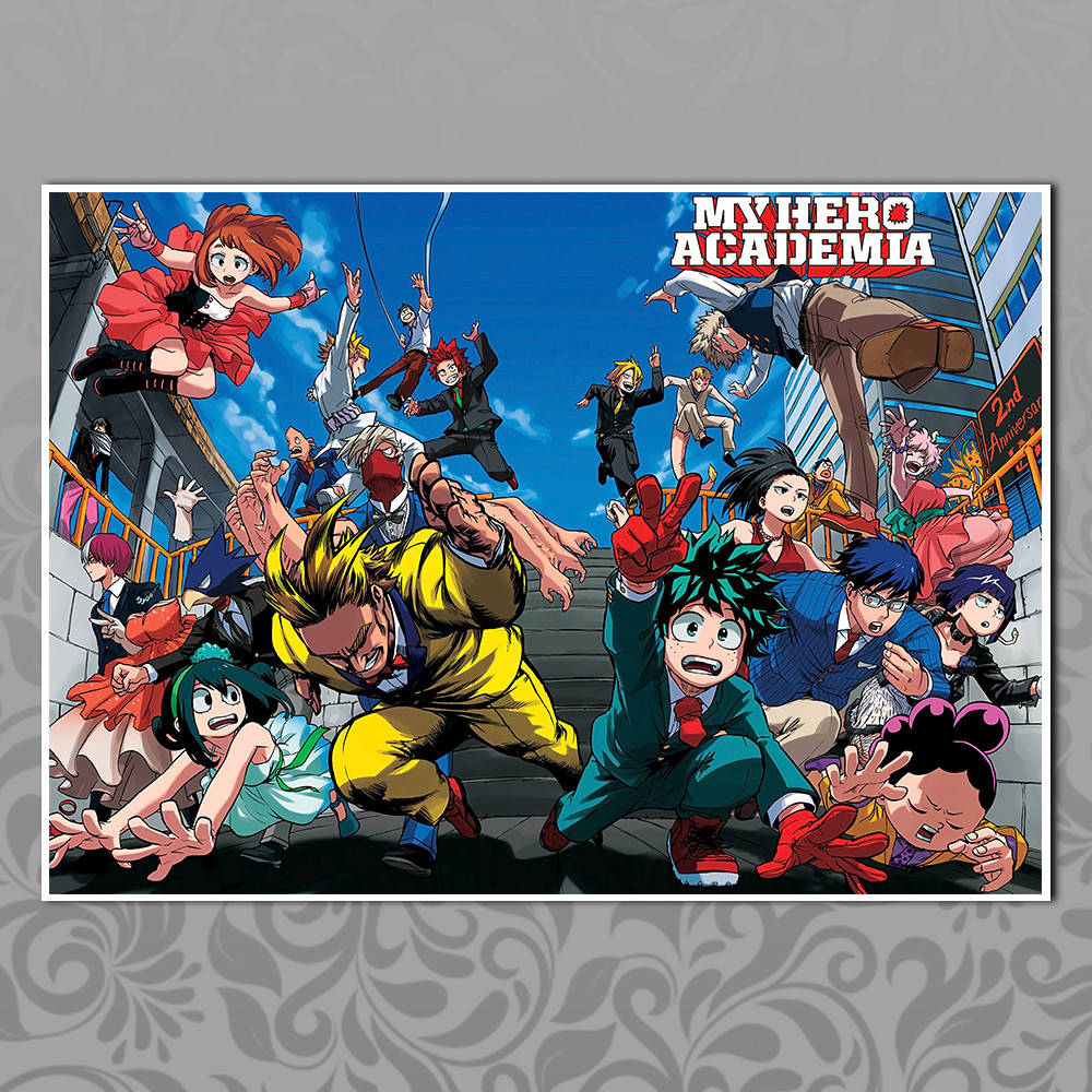 

Плакат Аниме Boku no Hero Academia 015