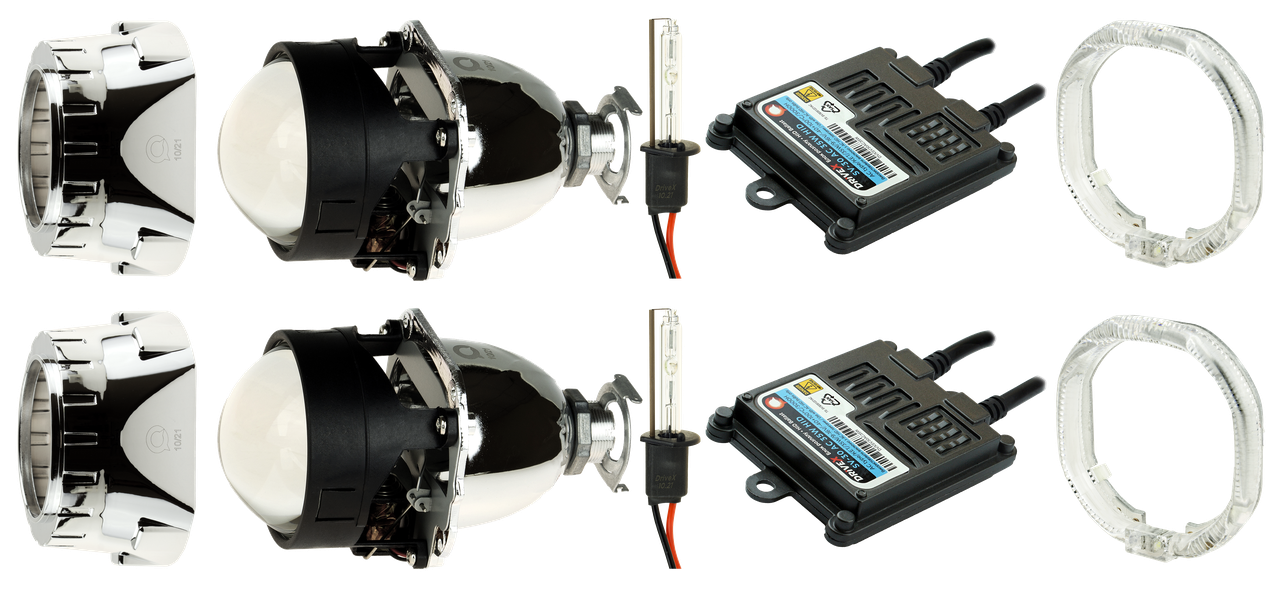 

Комплект биксеноновых линз 2.5" 35W 5000K (2501-G259-LR2-H1-SV30)