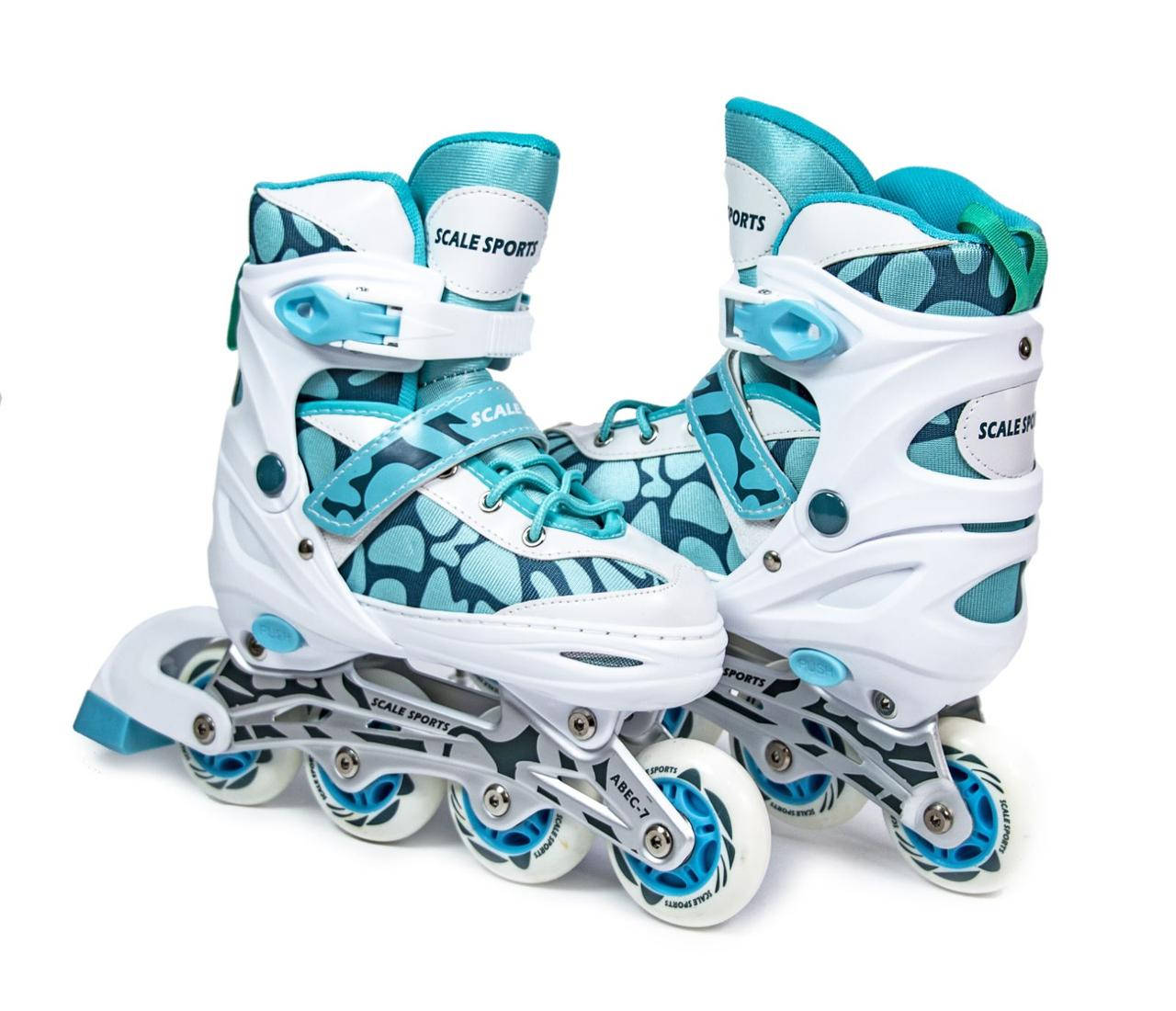 

Ролики Scale Sports LF 601B мятно-белые размер 38-41