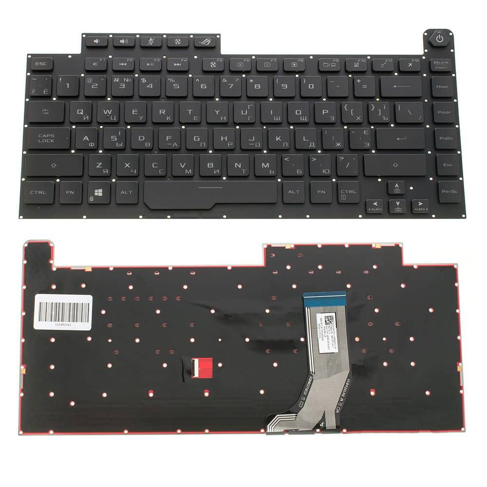 

Клавиатура Asus для ноутбука ROG Strix SCAR III G531 с RGB подсветкой ver.2, Черный