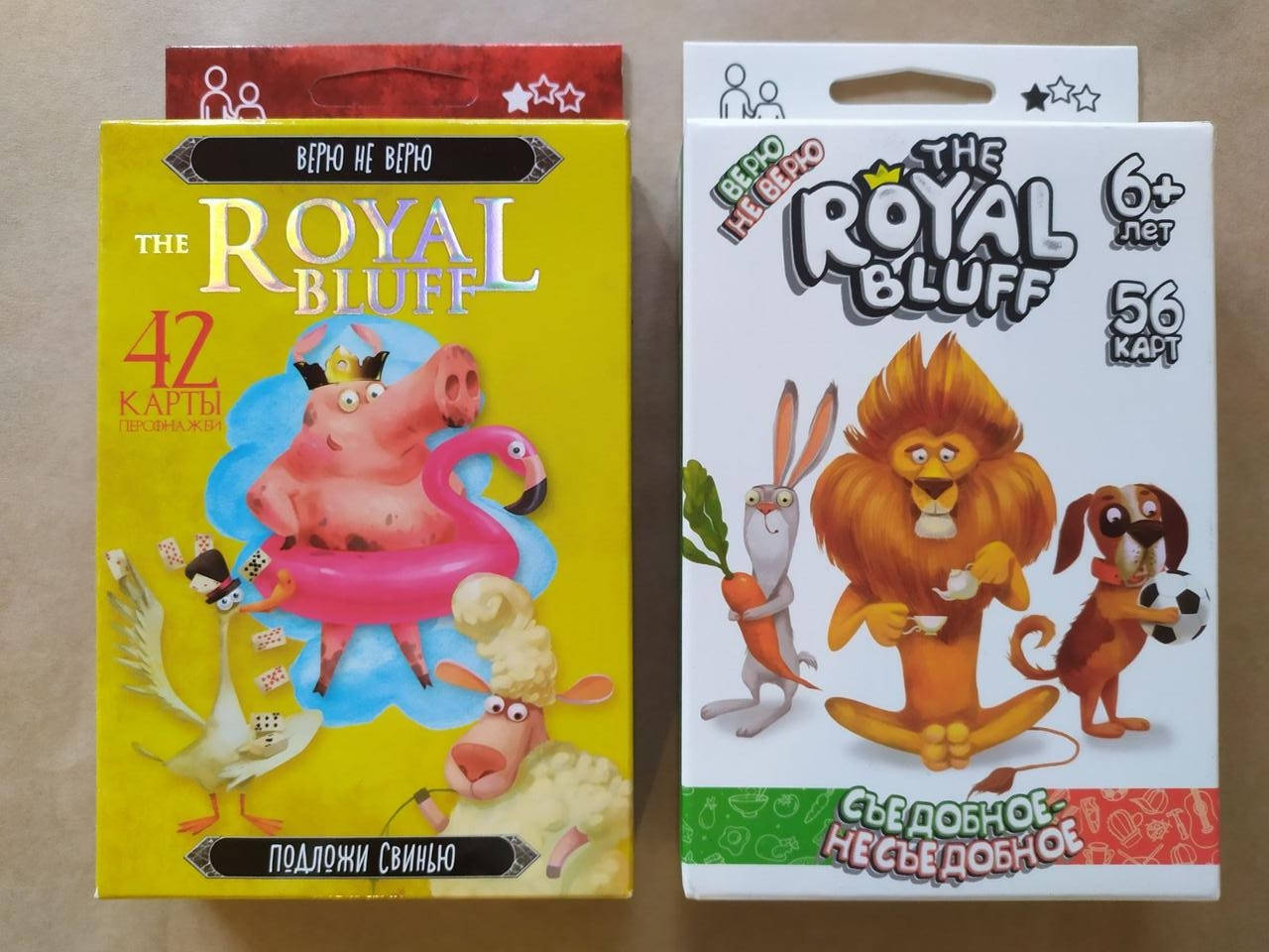 

Карточные игры Danko Toys The royal bluff Подложи свинью, съедобное-несъедобное