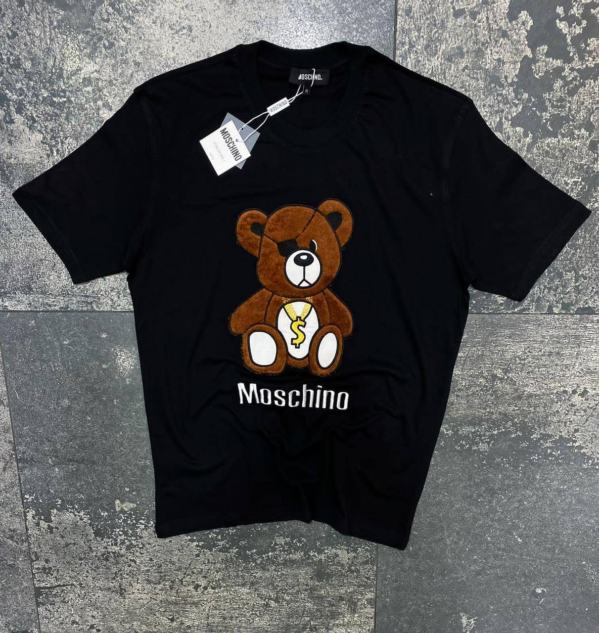 

Футболка мужская летняя Moschino качество ЛЮКС