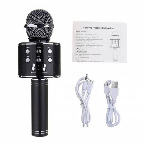 

Беспроводной микрофон для караоке Wster WS-858 Black , хороший выбор