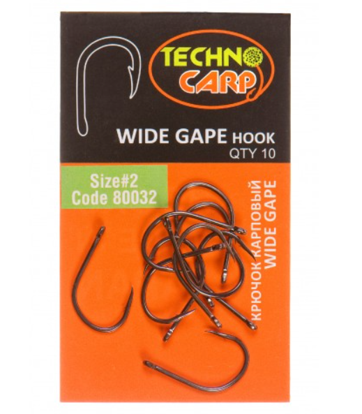 

Крючок карповый "Wide Gape Hook" N2